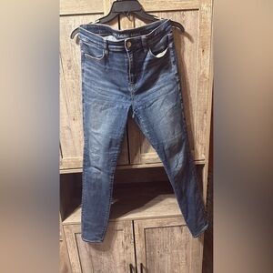 American Eagle Outfitters Women's Blue Skinny Jeans